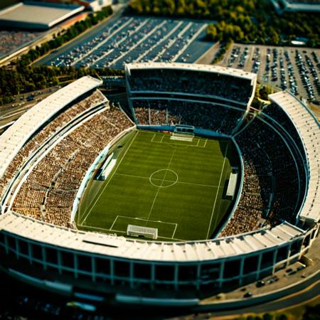 Tilt shift photography style XL + F1D