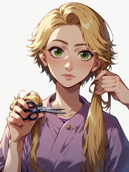 Haircutting & Holding Scissors/Knife/ect