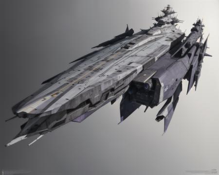 Space battleship (with bridge)
