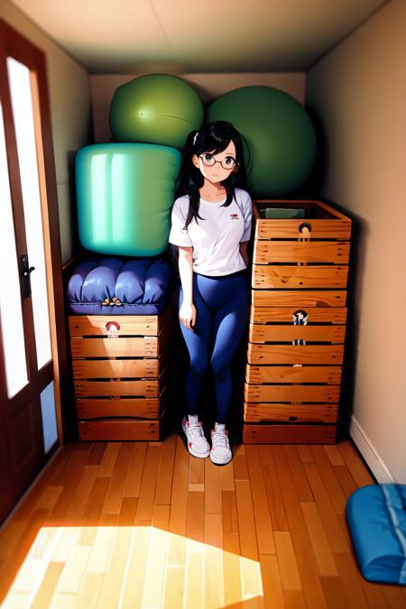 体育館 Japanese school gymnasium SD15