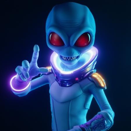 Crypto (Destroy All Humans) [Pony, SDXL, Flux]版本FLUX (New) (New)