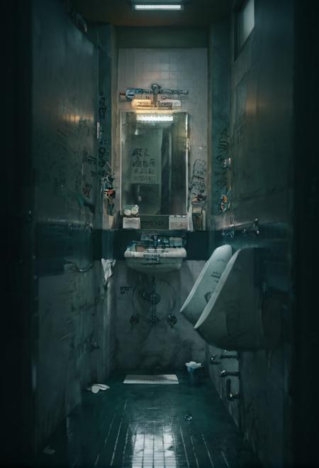 0861 Public toilet (background)版本v1.0 (ID: 729283)