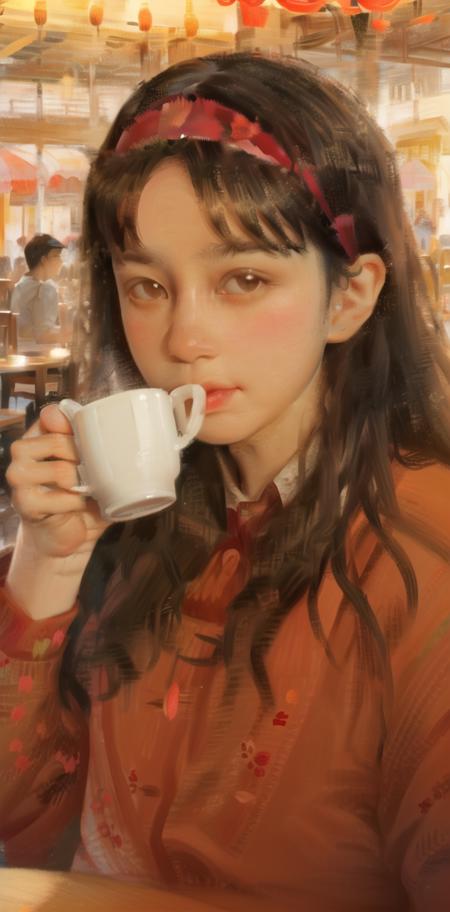 [LoCon] oil painting 油画人像-water lily版本v1.0 (ID: 63612)
