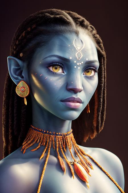 Neytiri te Tskaha Mo'at'ite / Na'vi girl / Avatar alien girl
