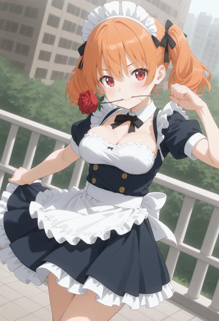 rose in mouth / 口に薔薇