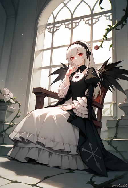 [PonyV6 XL] Suigintou | Rozen Maiden