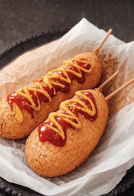 アメリカンドッグ Corn dog SDXL