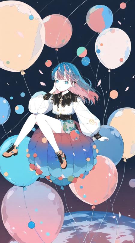 summer illustration| 夏日多巴胺插画风格 Animagine XL