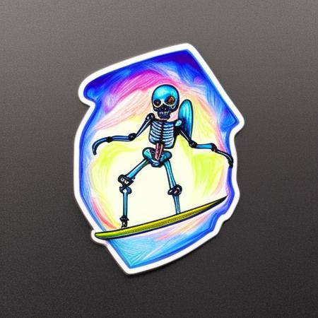 Neon Sticker