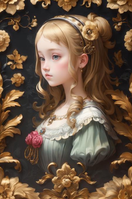 style of Baroque patten 354