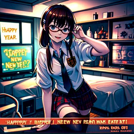 Happy New Year moment
