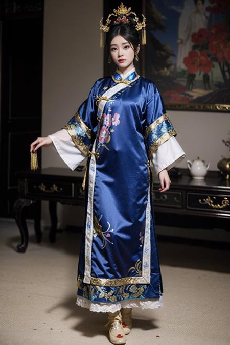 清代女性旗装