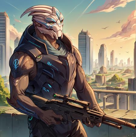 Turian (Male + Female) - Mass Effect Concept Lora - PonyXL版本v1.0 (ID: 566220)
