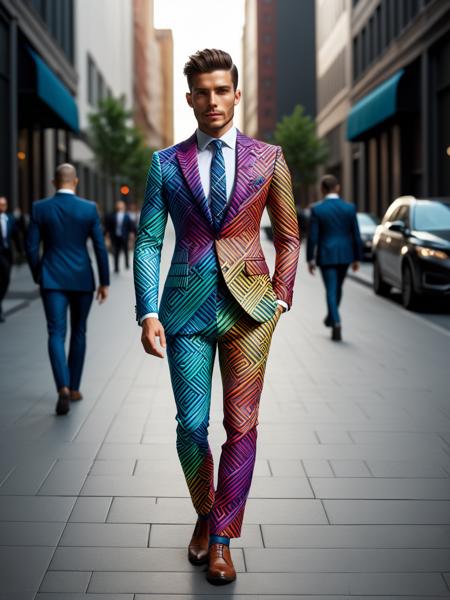 Colorful Maze Pattern FLUX & SDXL