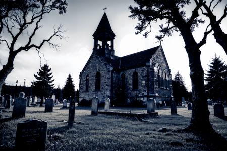 Edob Church Cemetery Creepy Night