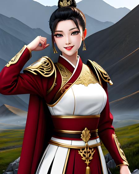 Chinese Female General - Battle Armor