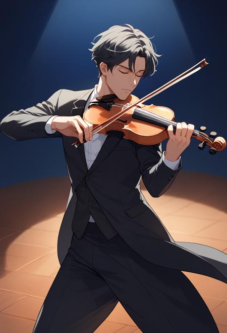 Playing Violin