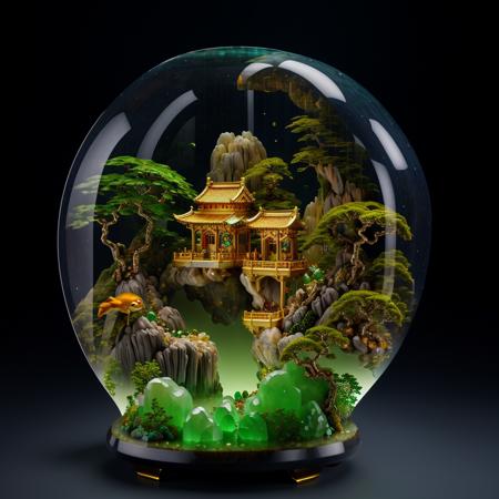 微型山水盆景 Miniature bonsai