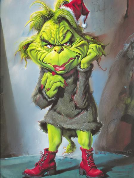Krueger Caricature art style XL v1.0