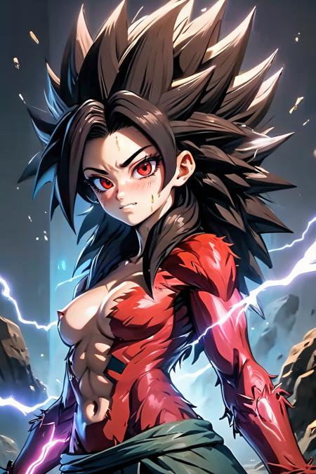 Caulifla + Super Saiyan 4 Form (Dragon Ball) [SDXL & SD1.5]