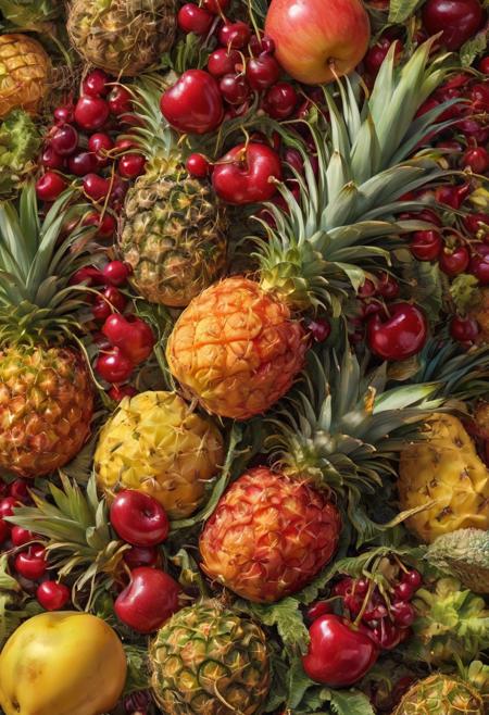 Juicy Fruit World - Exotic Mix style - SDXL