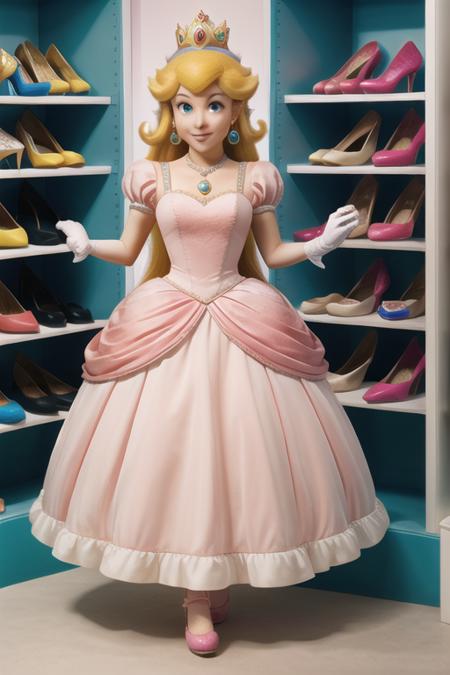 Princess Peach (Retro 2D LoRA)