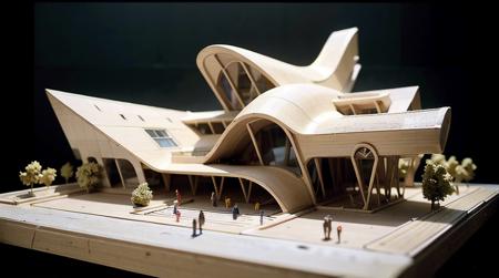 手工建筑模型
