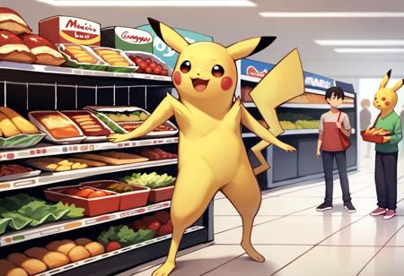 Pikaman | Longchu | Tall Pikachu (Pokemon)
