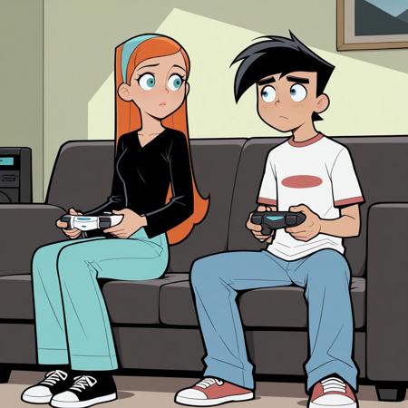 Danny with Jazz (Danny Phantom) pony/illust版本V2 (ID: 1184975)