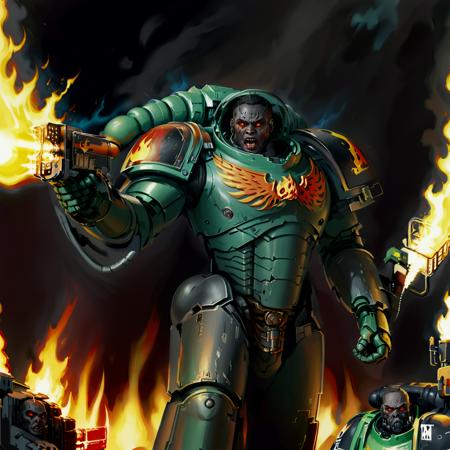 Salamanders - Warhammer 40,000 (SDXL)
