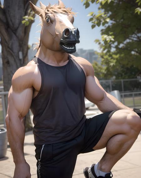 Creepy Horse Head