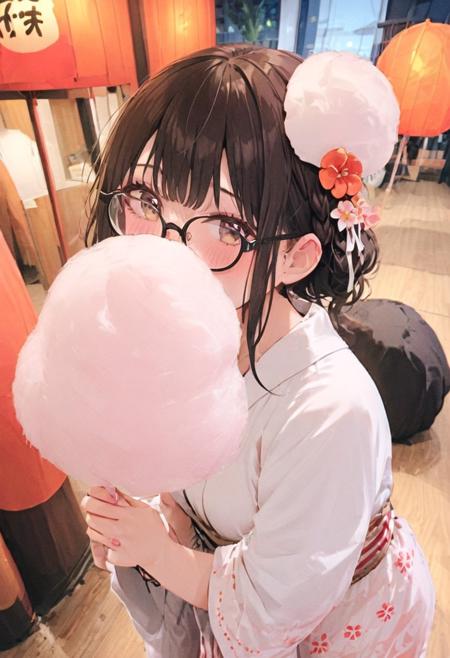 わたあめ cotton candy SDXL