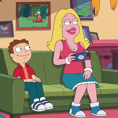 Steve and Francine Smith (American dad) pony/illust
