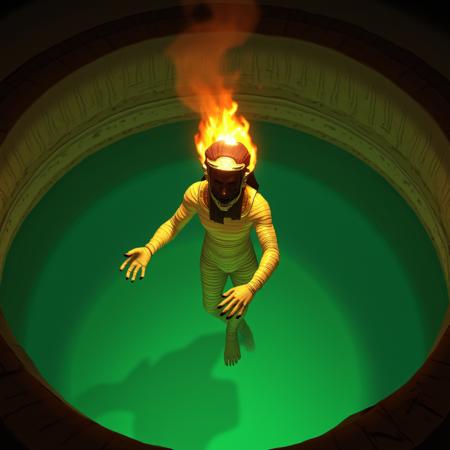 Egyptian mythology cinematic style XL + F1D