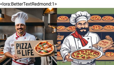 BetterText.Redmond - Improving Text on SDXL Concept LORA