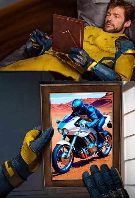 Wolverine Remembers Meme SDXL( Hugh Jackman Edition)