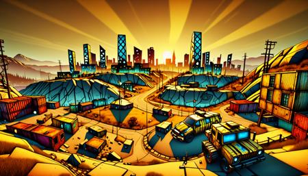 Borderlands Style (SDXL)