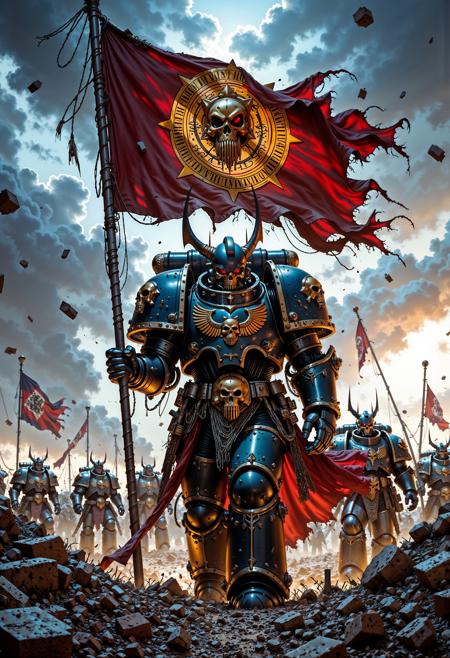 The Space Marines Warhammer 40K | Flux + Pony