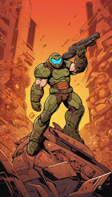 Doomguy (Doom Marine/Slayer) [Doom] LoRA XL