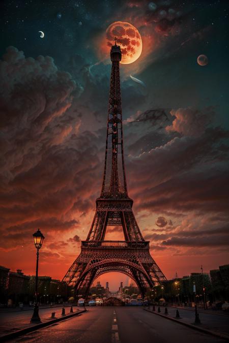 Eiffel Tower (Champ de Mars in Paris, France) [Pony & Illustrious & SD1.5]