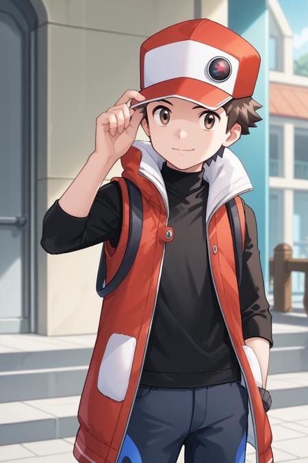 Red (レッド) / Multiple Outfits - Pokemon (ポケモン) -  (Pony) / (Illustrious)