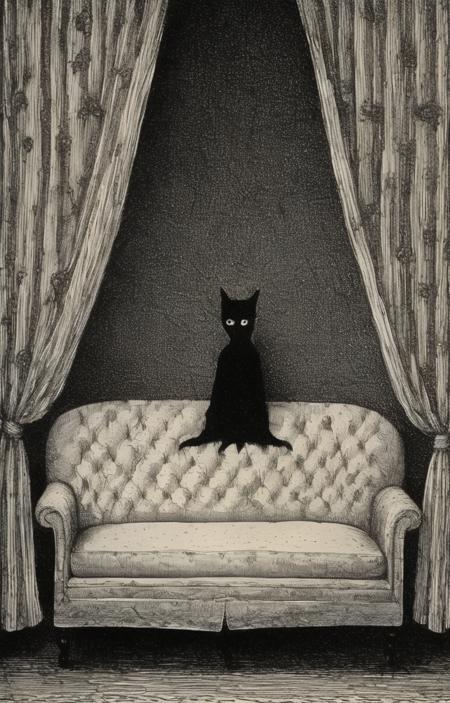 style of Edward Gorey [SDXL] 276