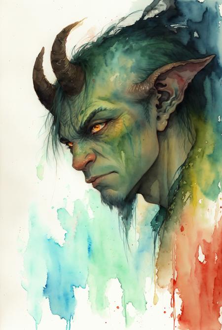 Better Watercolor painting - In the style of Iris Compiet