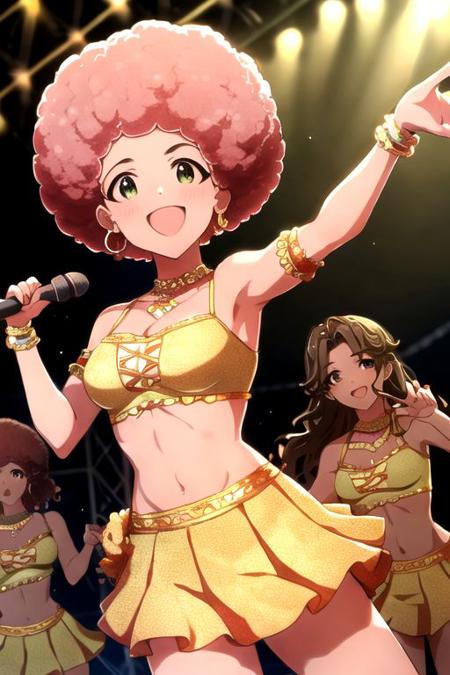 Afro Hair with Anime-Like Style