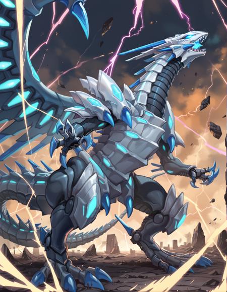 Yu-Gi-Oh! - Blue Eye Chaos Max Dragon (ブルーアイズ・カオス・ＭＡＸ・ドラゴン) PonyXL