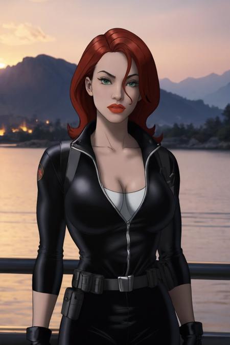 Black Widow | 2 Attires | Ultimate Avengers: The Movie | KoFi Commissioned | ownwaifu