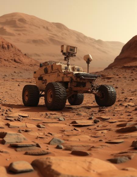Mars Surface (Real Mars Pictures / Curiosity Marsrover)