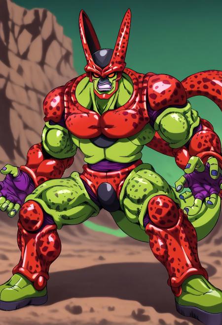 Cell Dragon Ball Pony XL