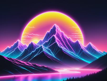 Neon Cyberpunk Vaporwave FLUX & SDXL