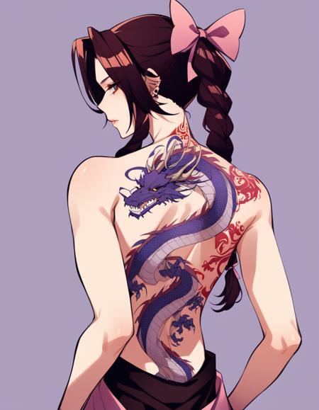 Dragon tattoo on back LoRa XL版本v1.0 (ID: 299046)